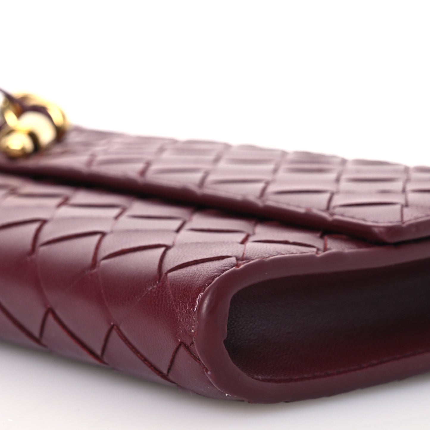 Nappa Intrecciato Long Andiamo Top Handle Clutch Barolo