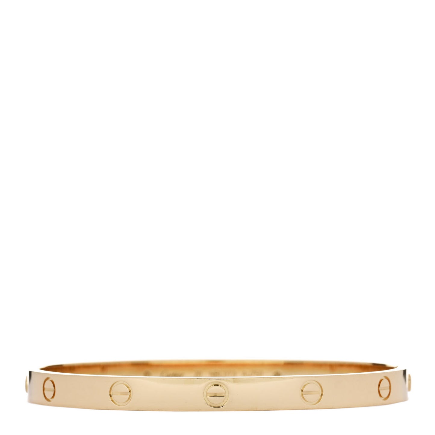 18K Yellow Gold LOVE Bracelet 20