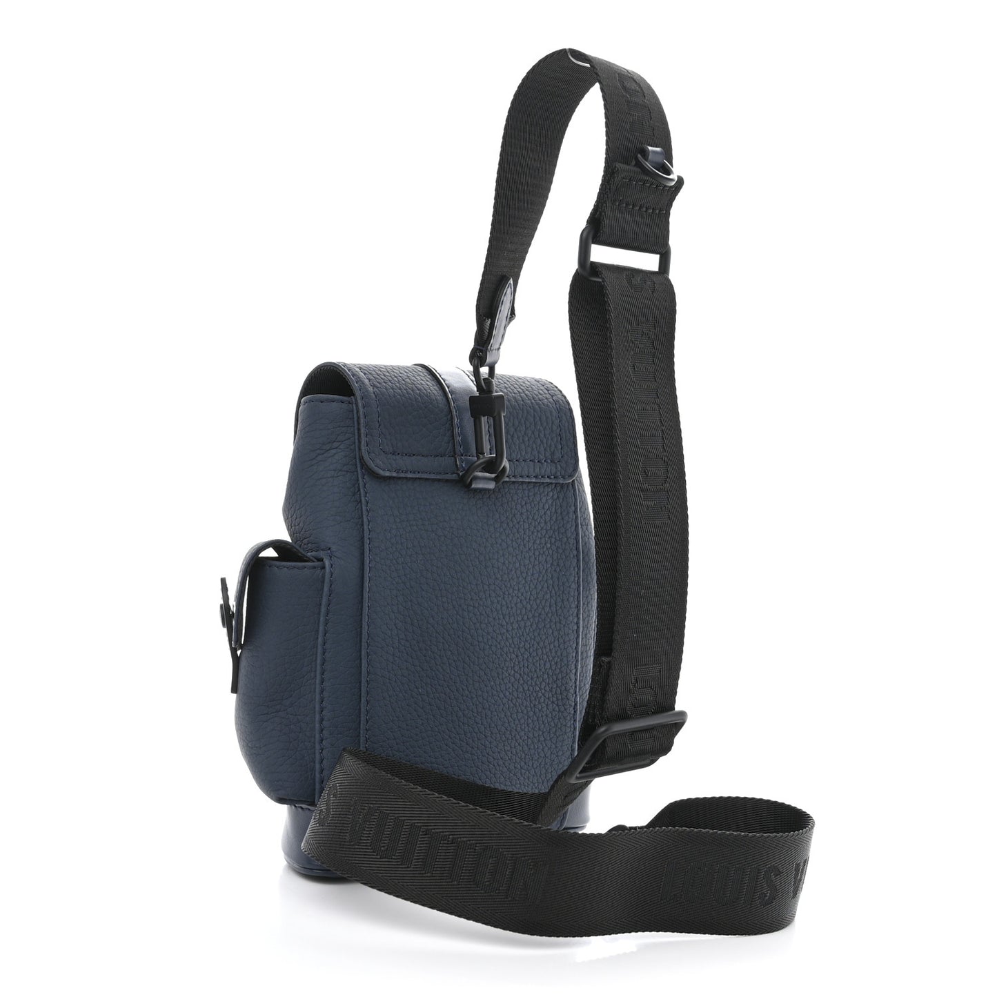 LOUIS VUITTON Taurillon Christopher XS Backpack Bleu Marine