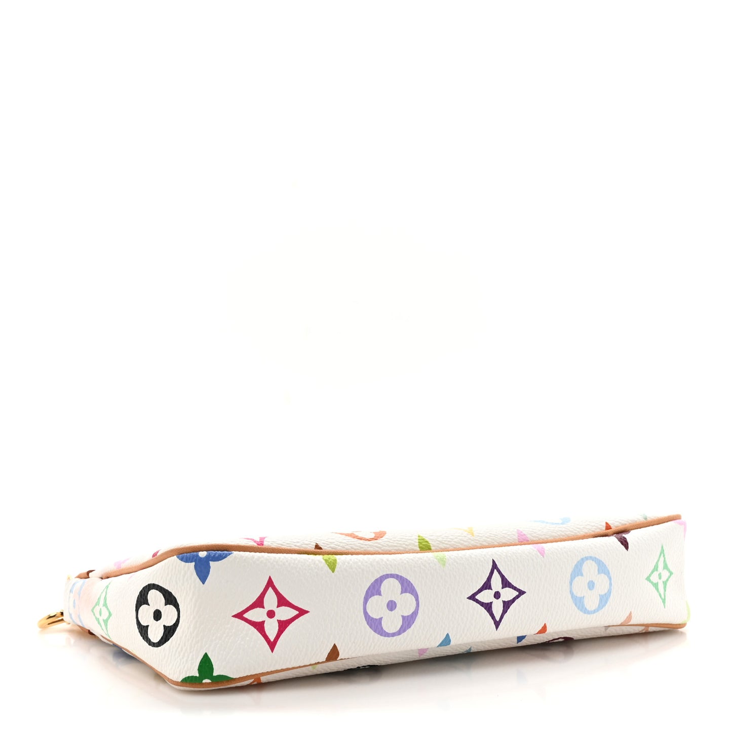 Monogram Multicolor Pochette Accessories White