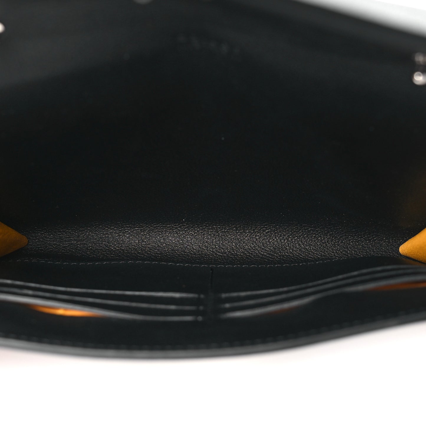 Goyardine Calfskin Chypre Wallet Pouch Black