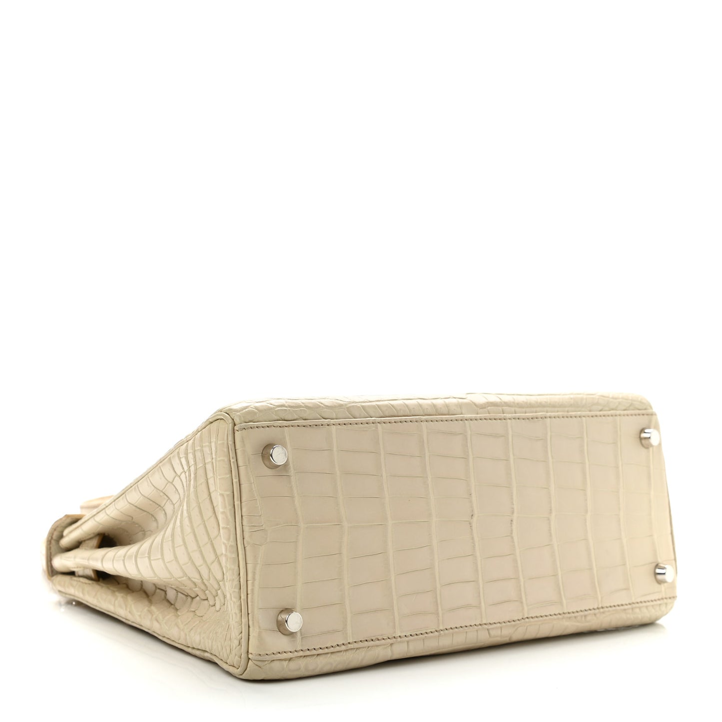 Matte Niloticus Crocodile Kelly Retourne 28