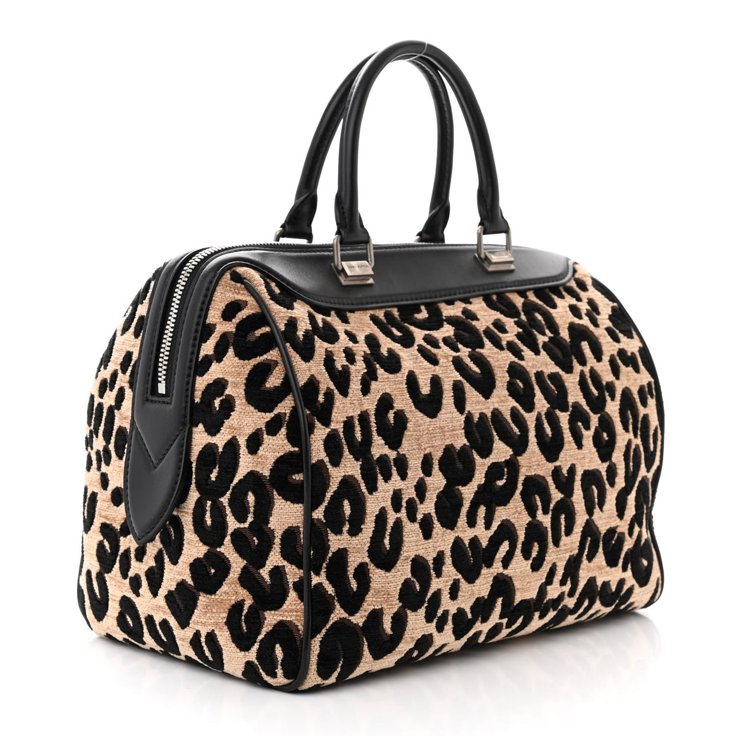 Jacquard Velvet Leopard Print Stephen Sprouse Speedy