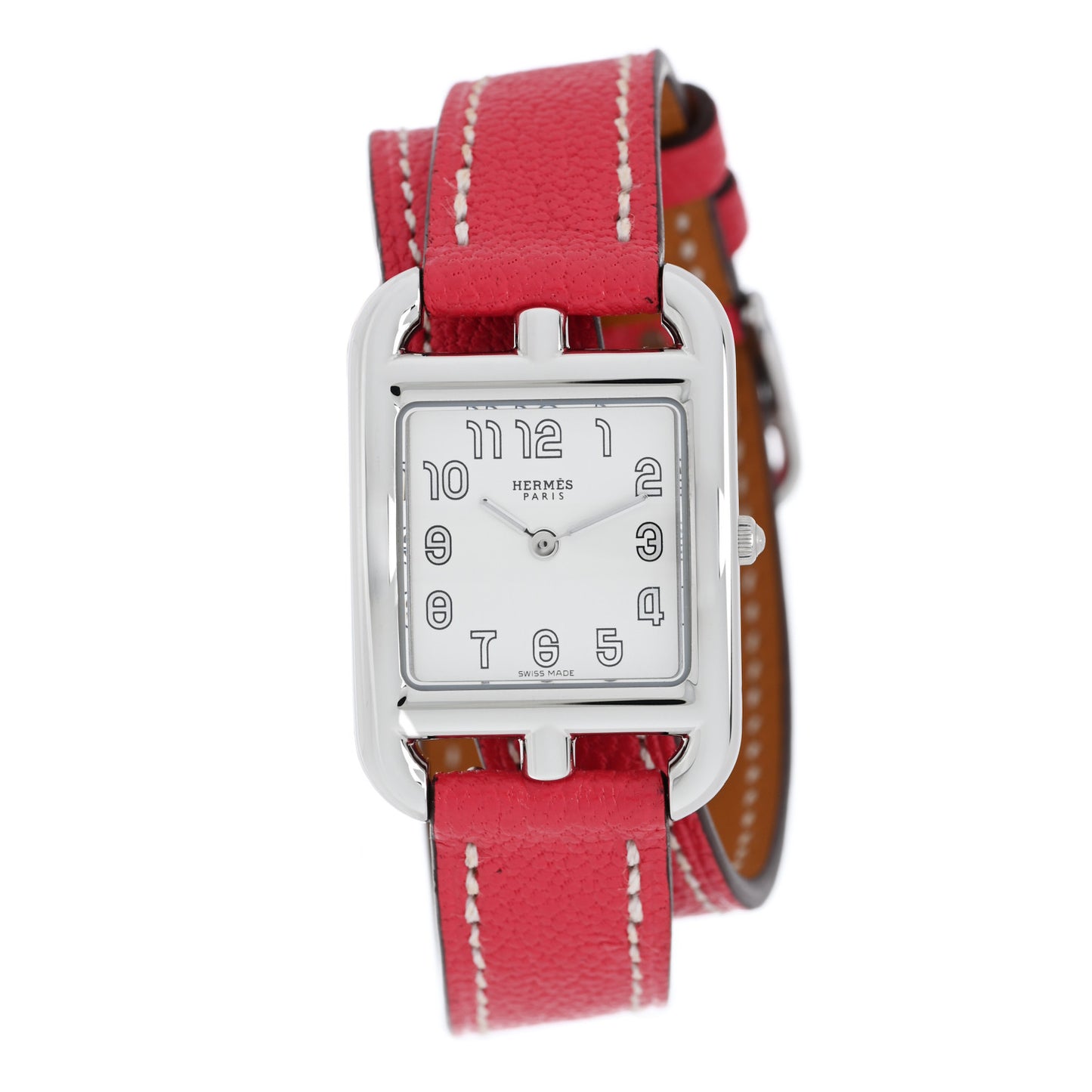 Stainless Steel Chevre Mysore 23mm Cape Cod Double Tour Quartz Watch Bougainvillier