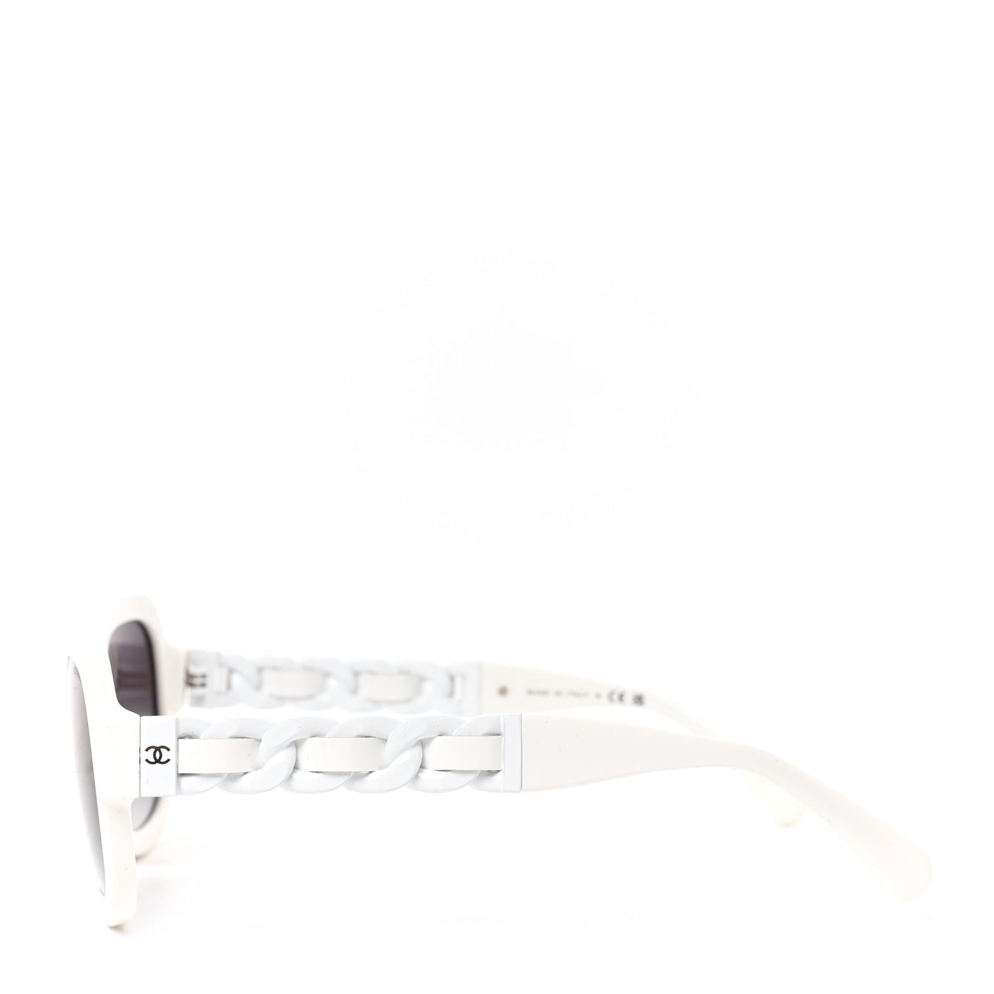 Acetate Chain Sunglasses 5470-Q-A White