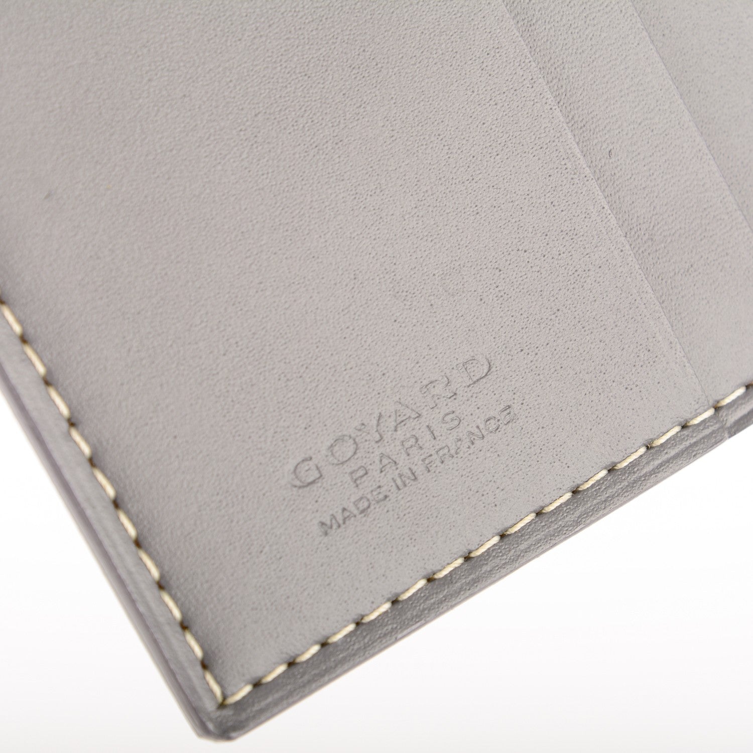 Goyard Goyardine Saint Marc Folding Card Case Grey 6 of 7