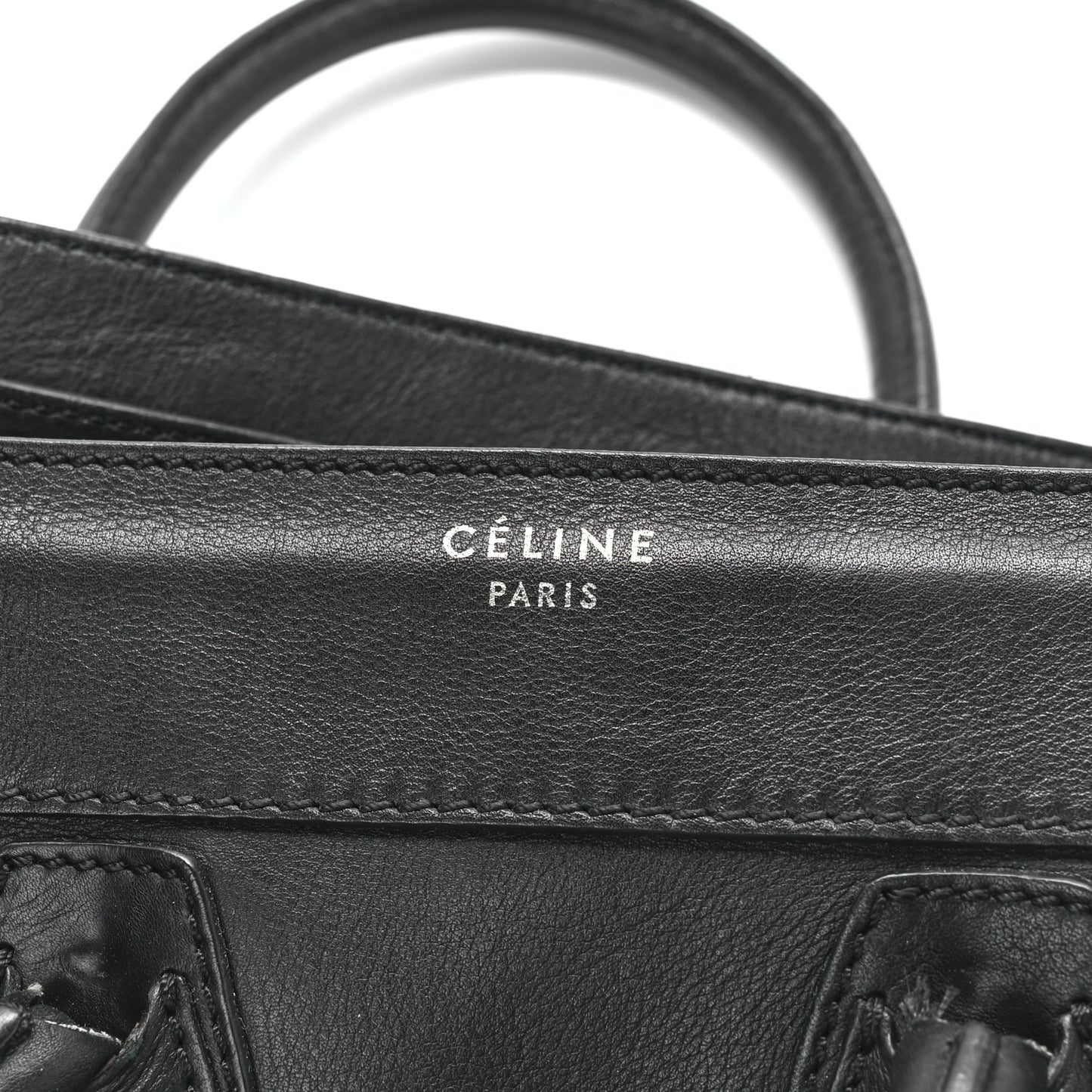 Smooth Calfskin Micro Luggage Black