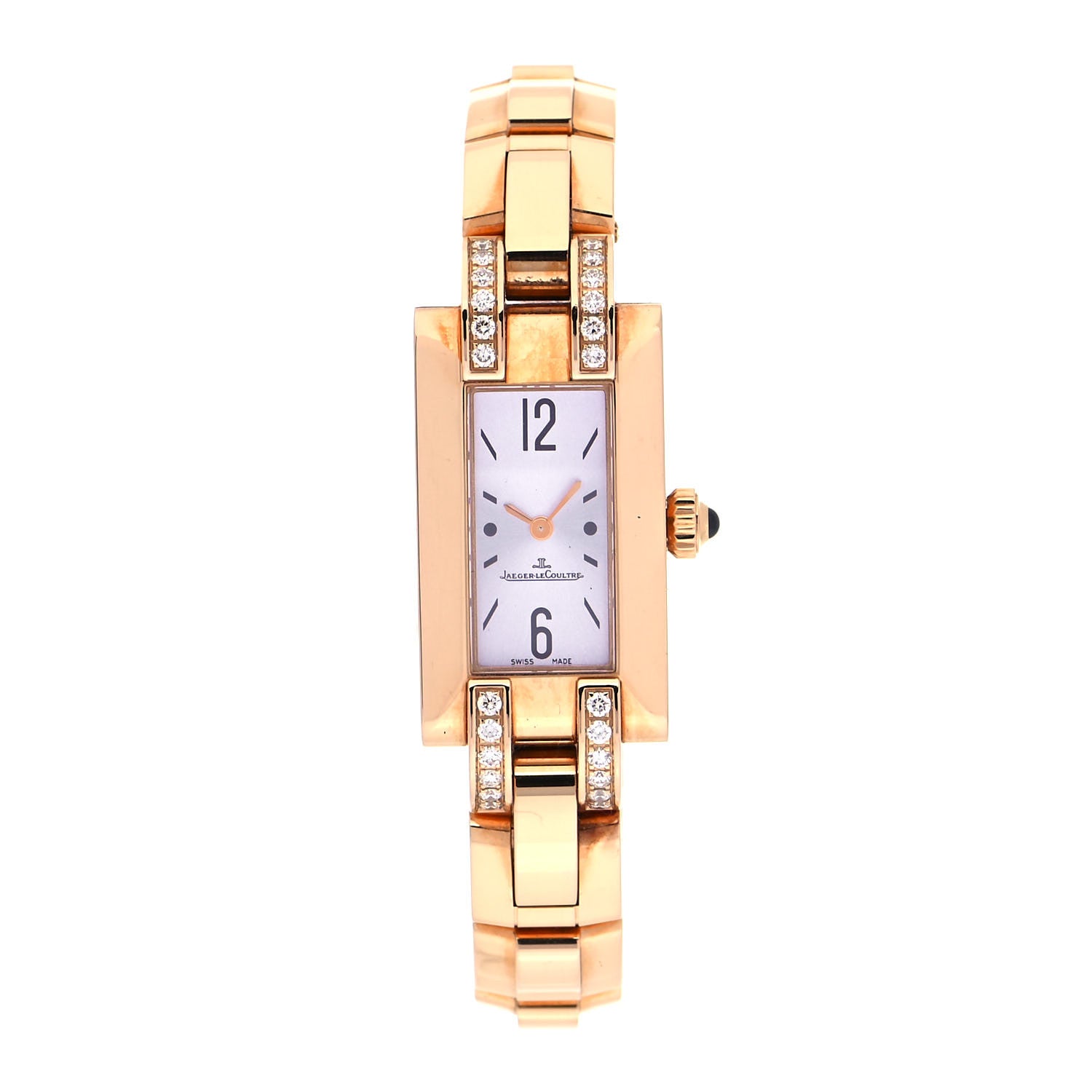 Jaeger-LeCoultre 18K Yellow Gold Diamond Mother of Pearl 17mm Ideale Quartz Watch Q4602581 1 of 4