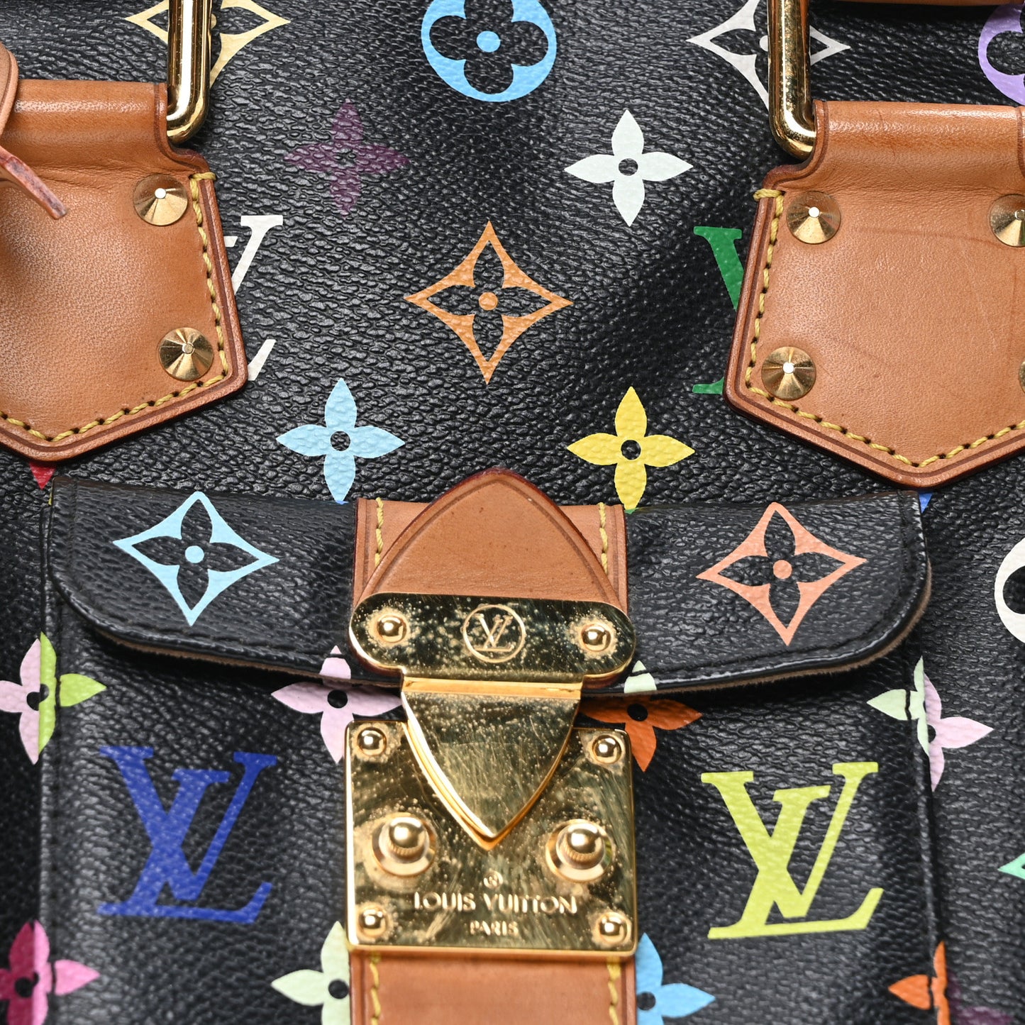 Monogram Multicolor Speedy 30 Black
