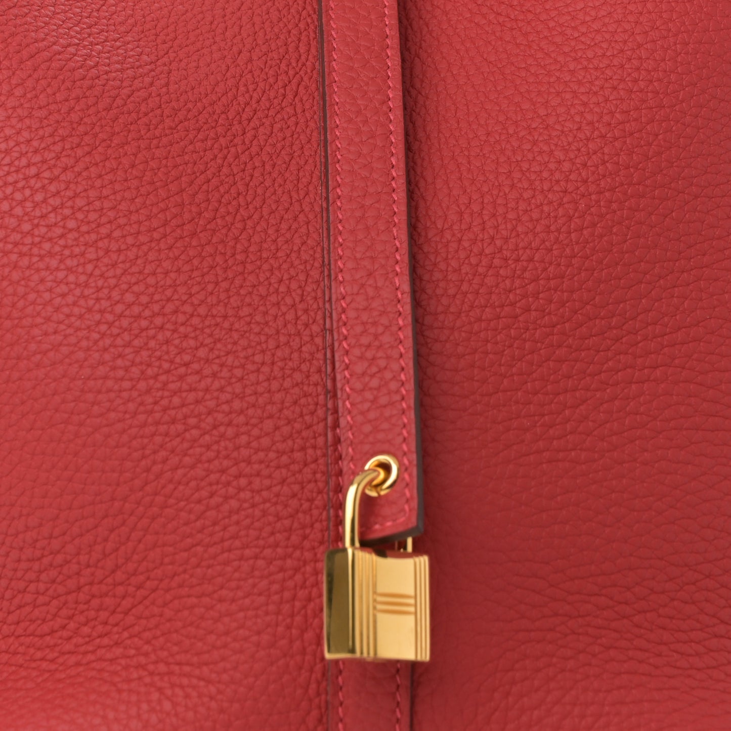 Taurillon Clemence Picotin Lock 22 MM Vermillon