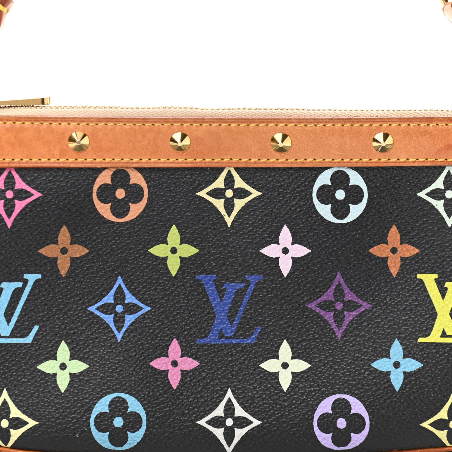 Louis Vuitton Monogram Multicolor Pochette Accessories Black 7 of 10