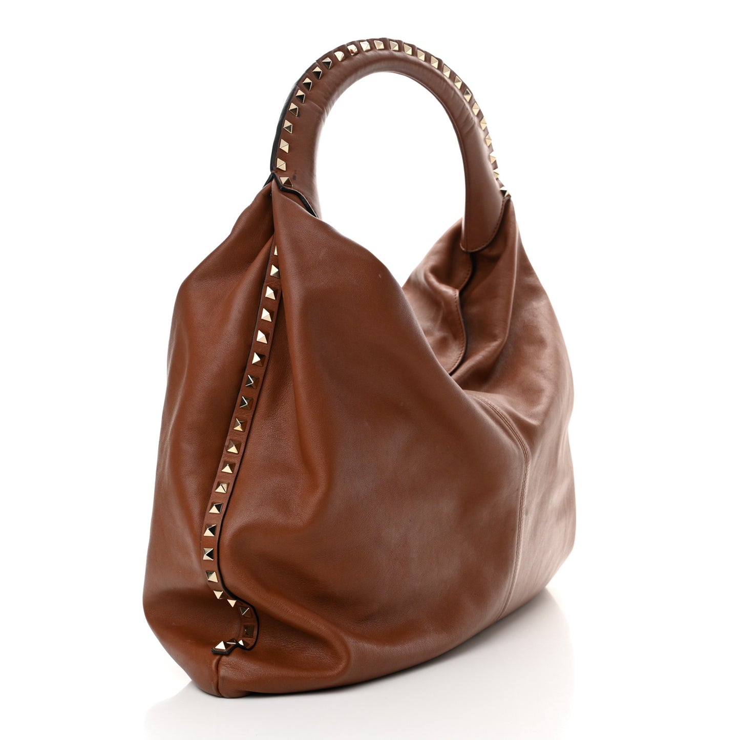 Calfskin Rockstud Hobo Selleria