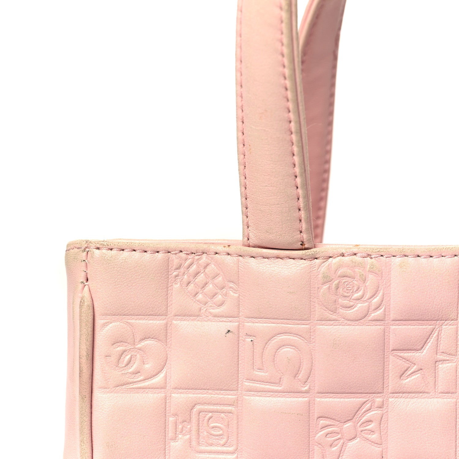 Chanel Lambskin Precious Symbols Shopping Tote Pink 15 of 16