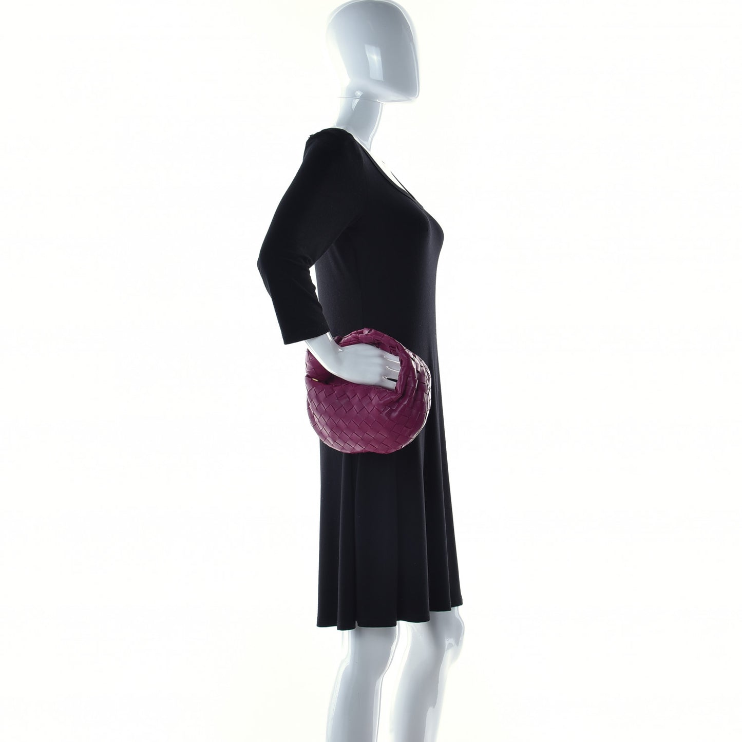 Nappa Intrecciato Mini Jodie Cinnabar