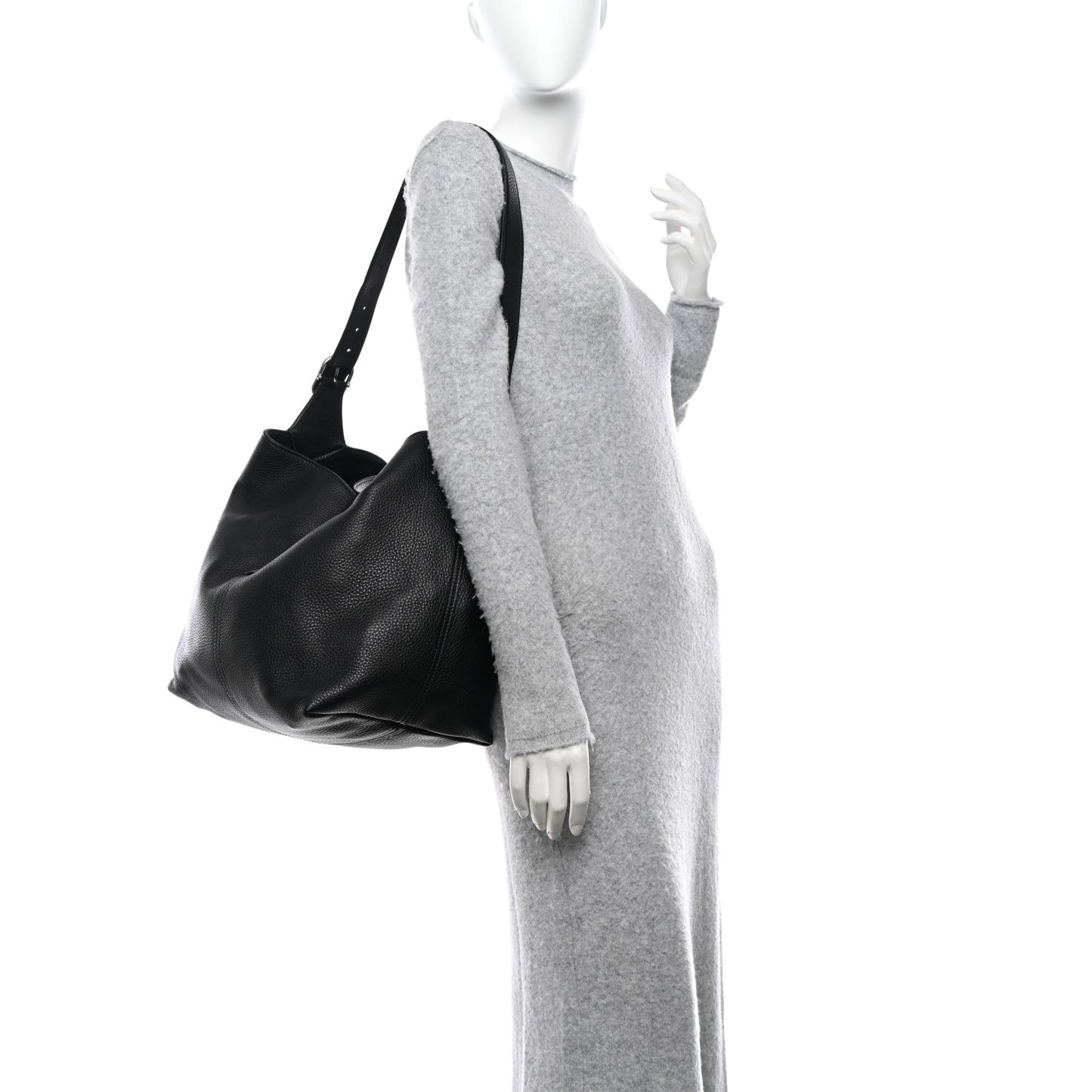 Soft Grained Calfskin Small Jackie 1961 Shoulder Bag Black