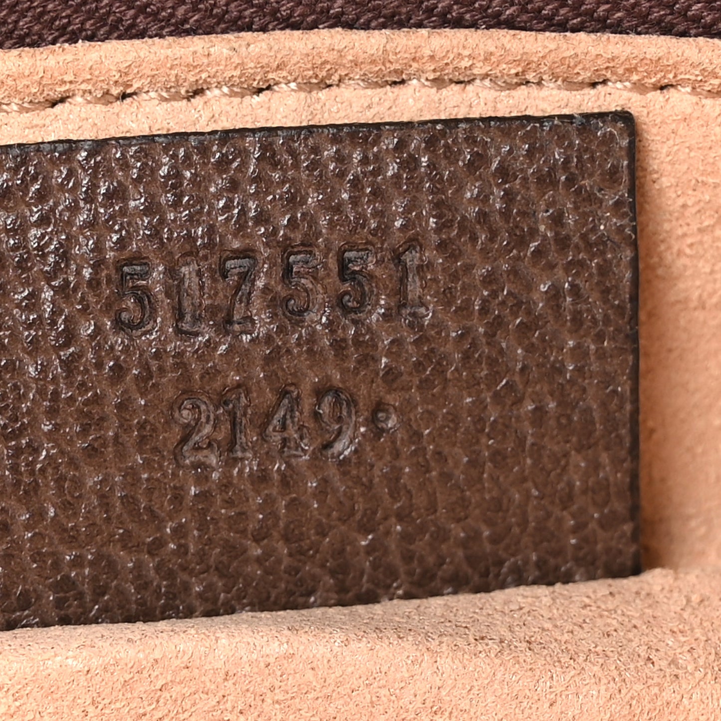 GG Supreme Monogram Large Ophidia Pouch Clutch Brown