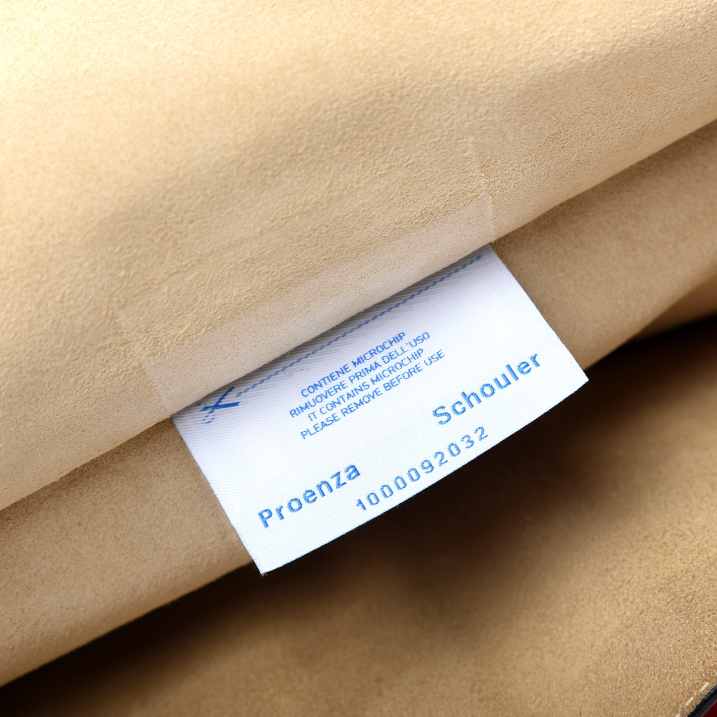 Pebbled Calfskin Small PS Courier Backpack Red