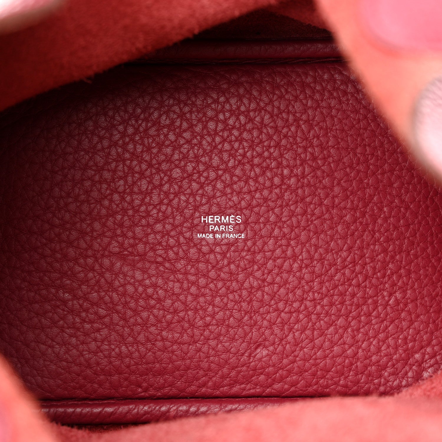 Hermes Taurillon Clemence Picotin Lock 18 PM Rubis 5 of 9