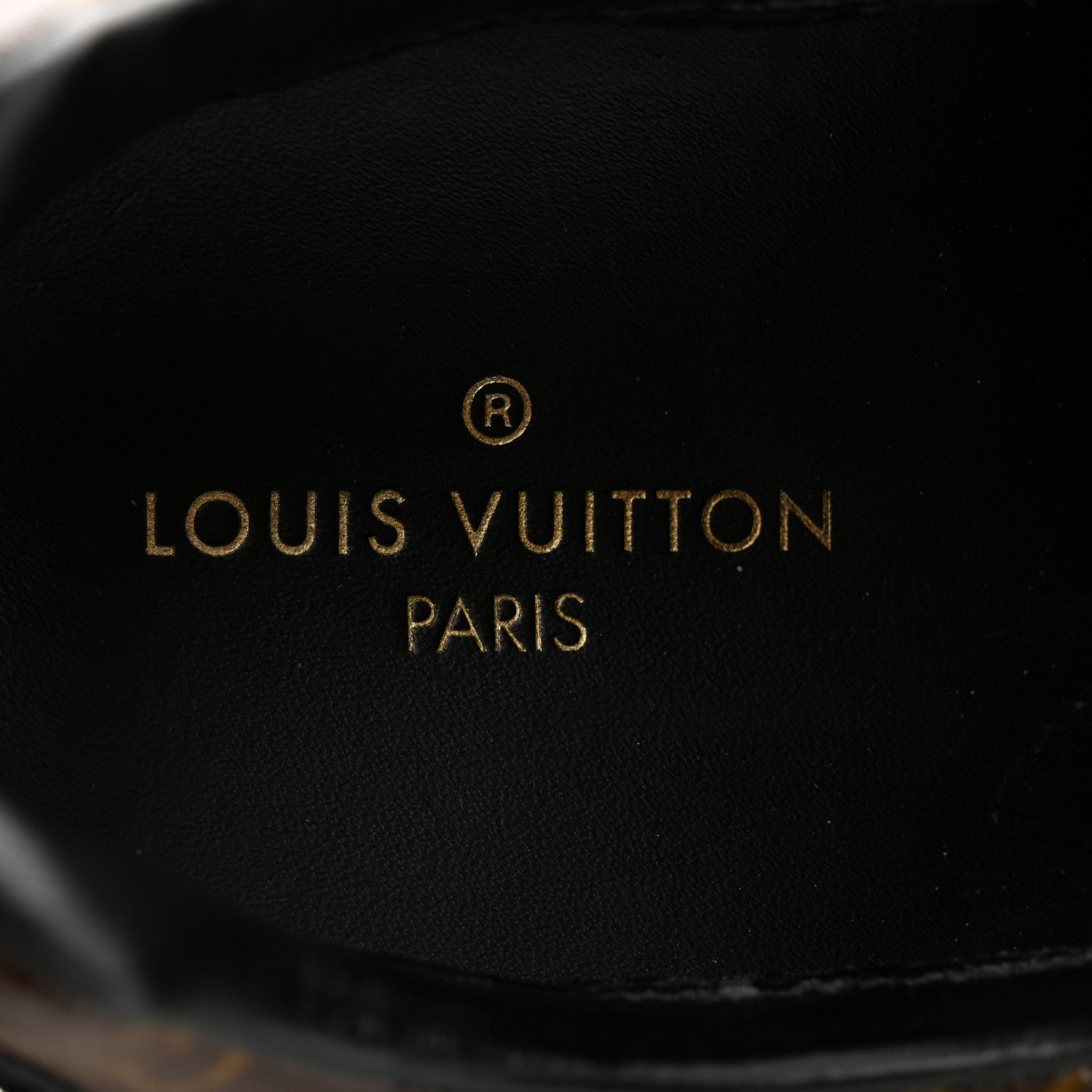 Louis Vuitton Suede Monogram Run Away Sneakers 38 Black 6 of 10