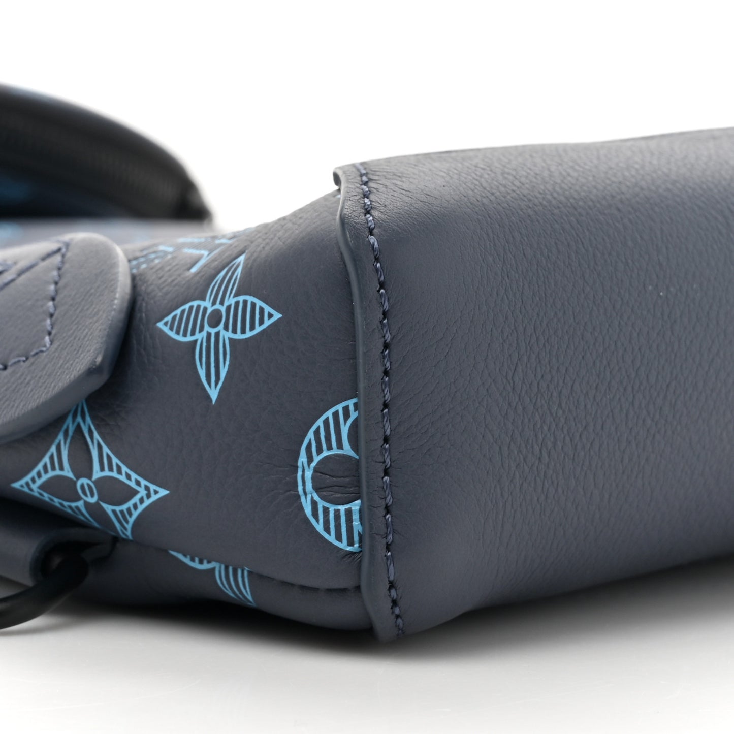 Monogram Shadow Duo Slingbag Navy River Blue