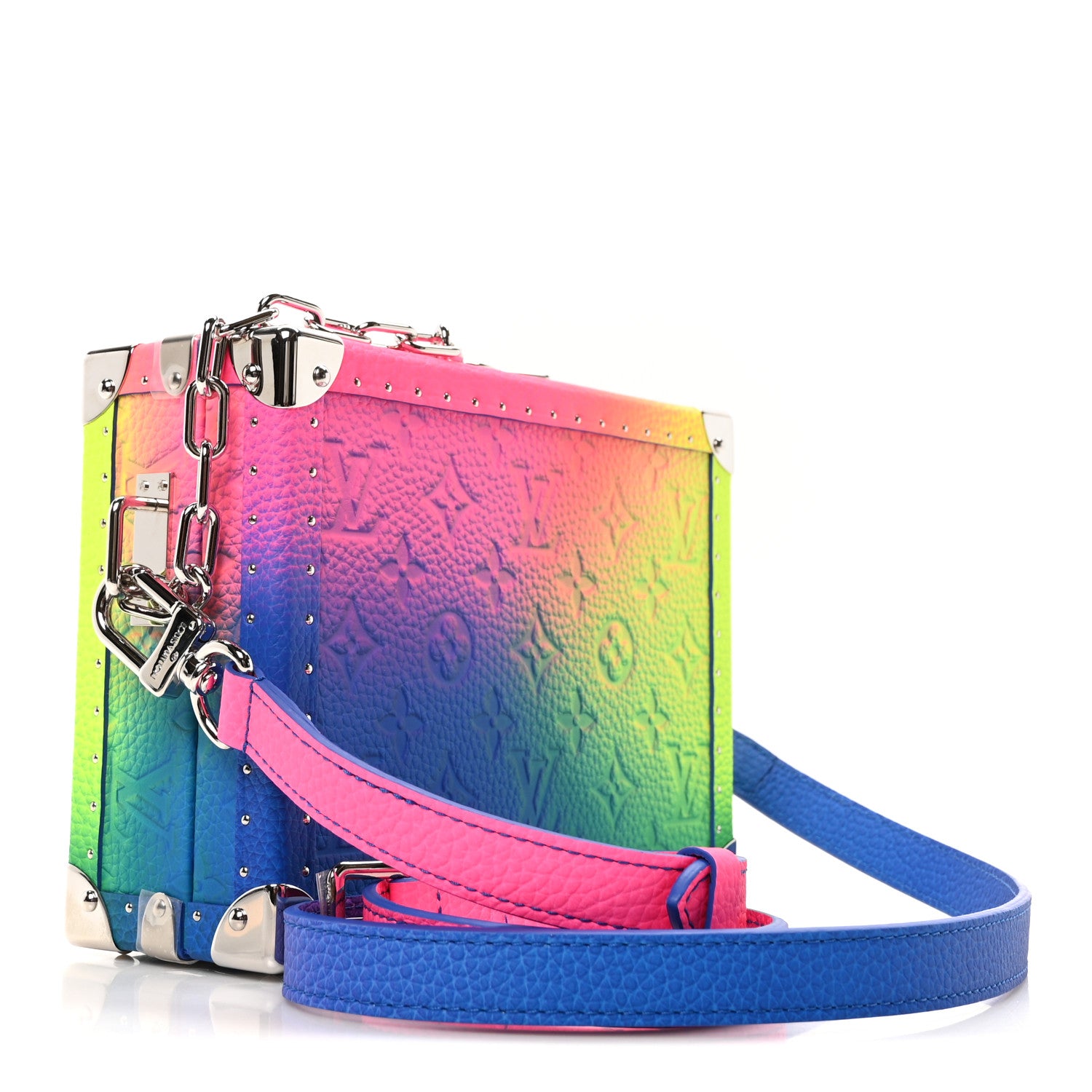 Louis Vuitton Taurillon Monogram Illusion Clutch Box Multicolor 3 of 9