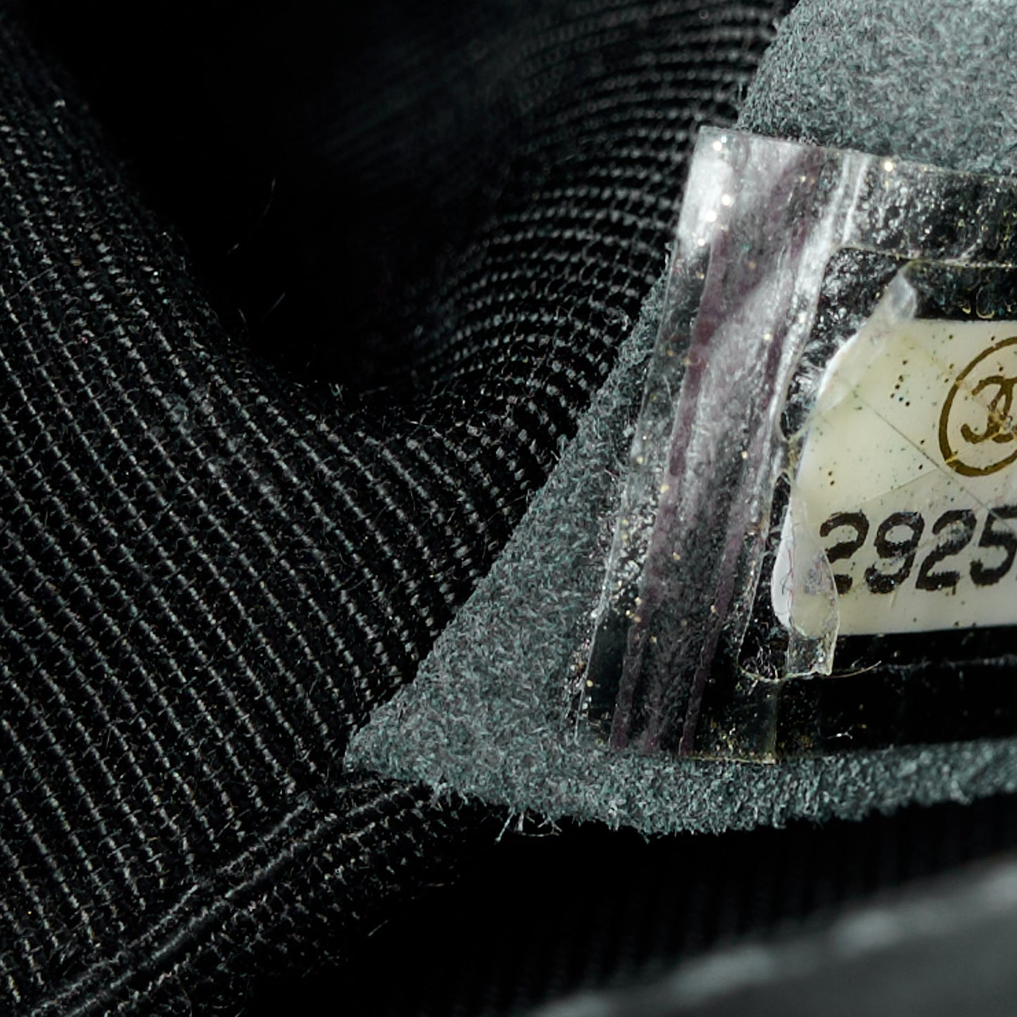 Lambskin Chevron Quilted Small Boy Flap Black