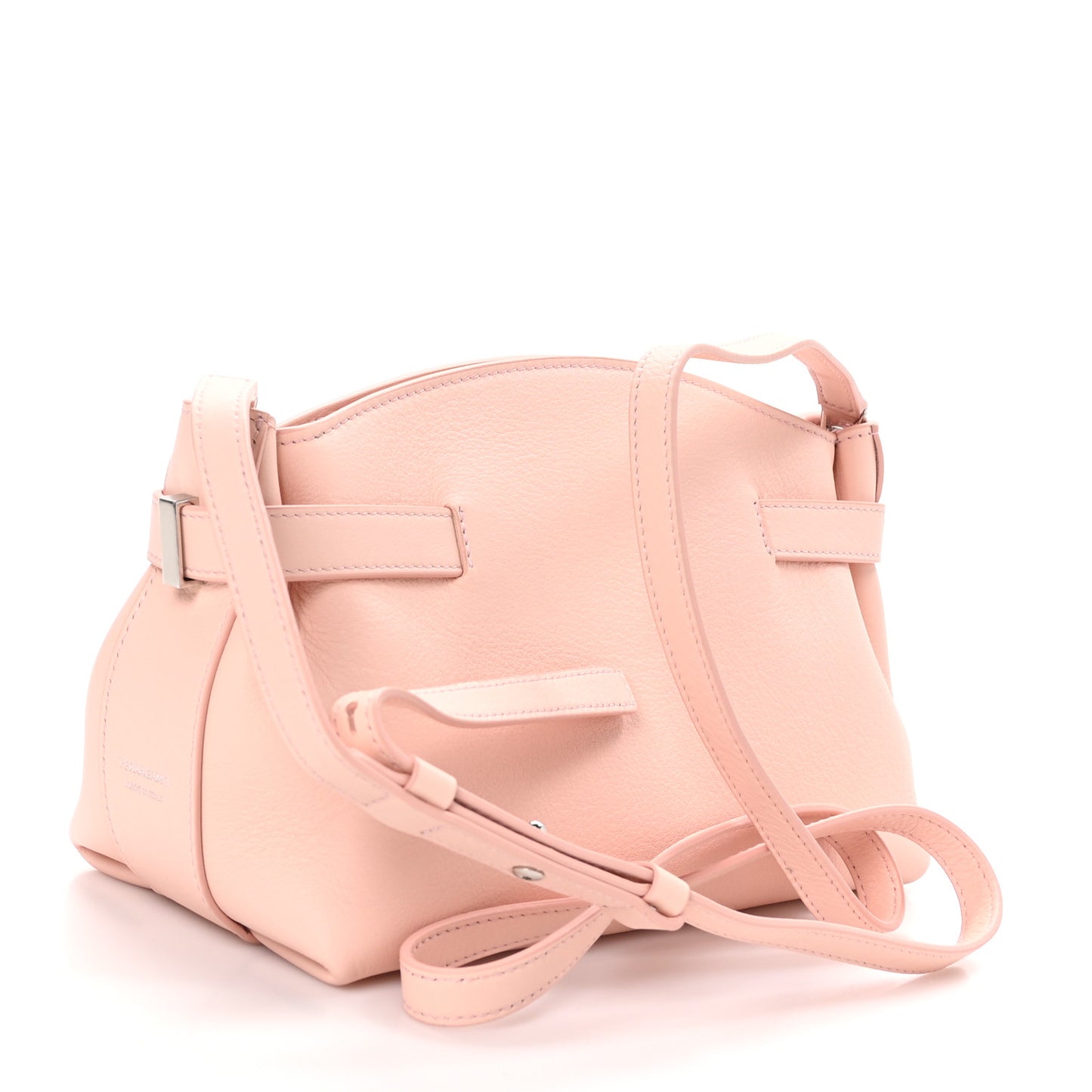 Calfskin Small Hug Pouch Pink