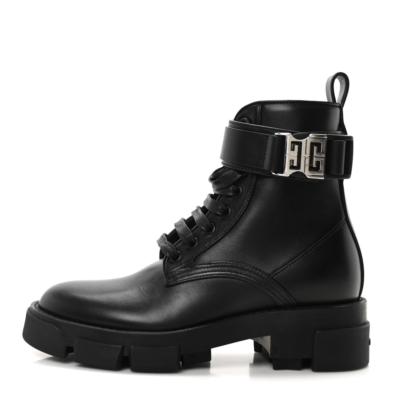 Givenchy Calfskin Combat Boots 35 Black 1740219 – FASHIONPHILE