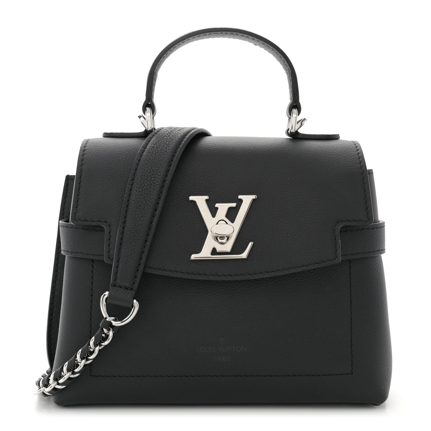 Louis Vuitton Calfskin Lockme Ever Mini Black 1 of 9