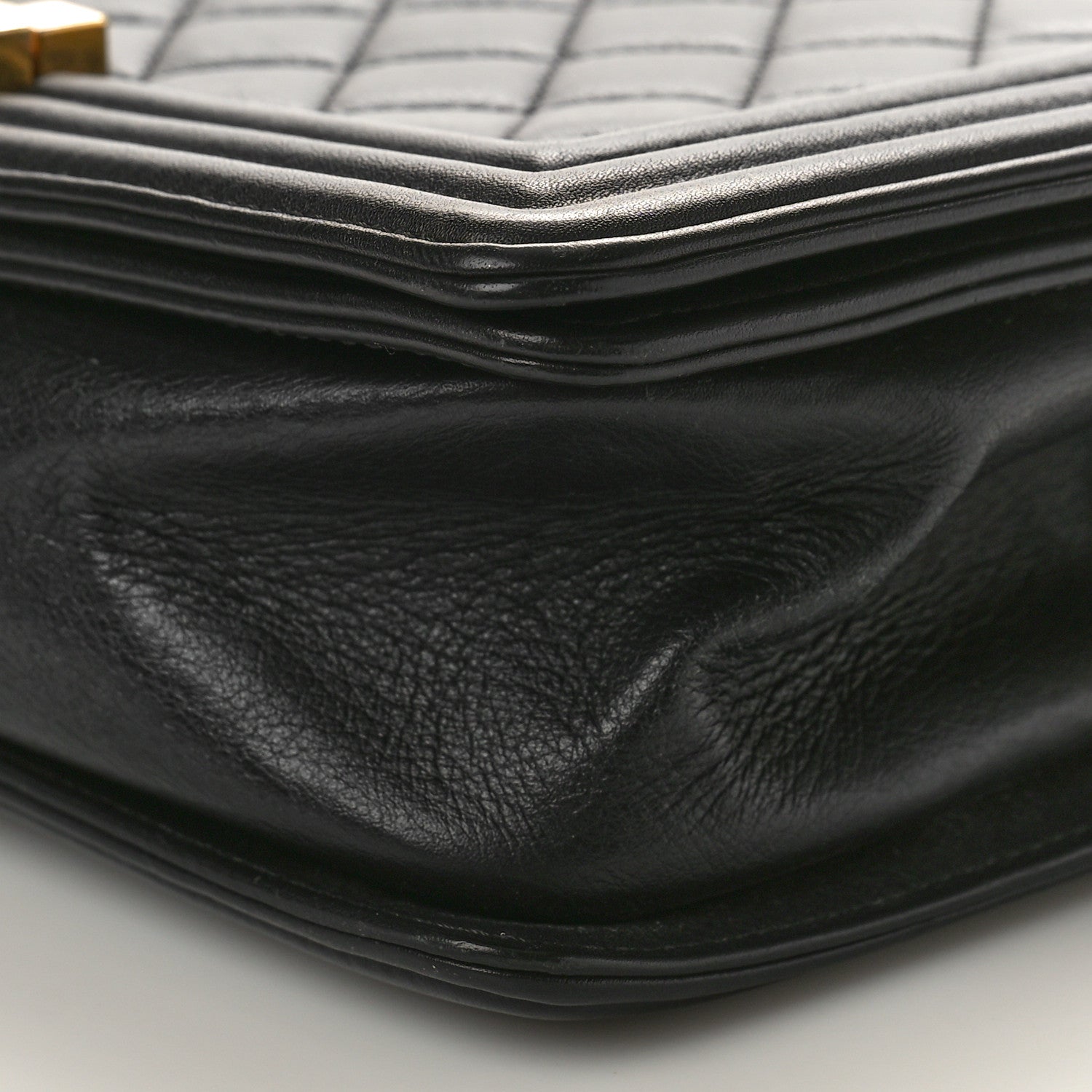 Chanel Calfskin Quilted Medium Boy Flap Black 9 of 12