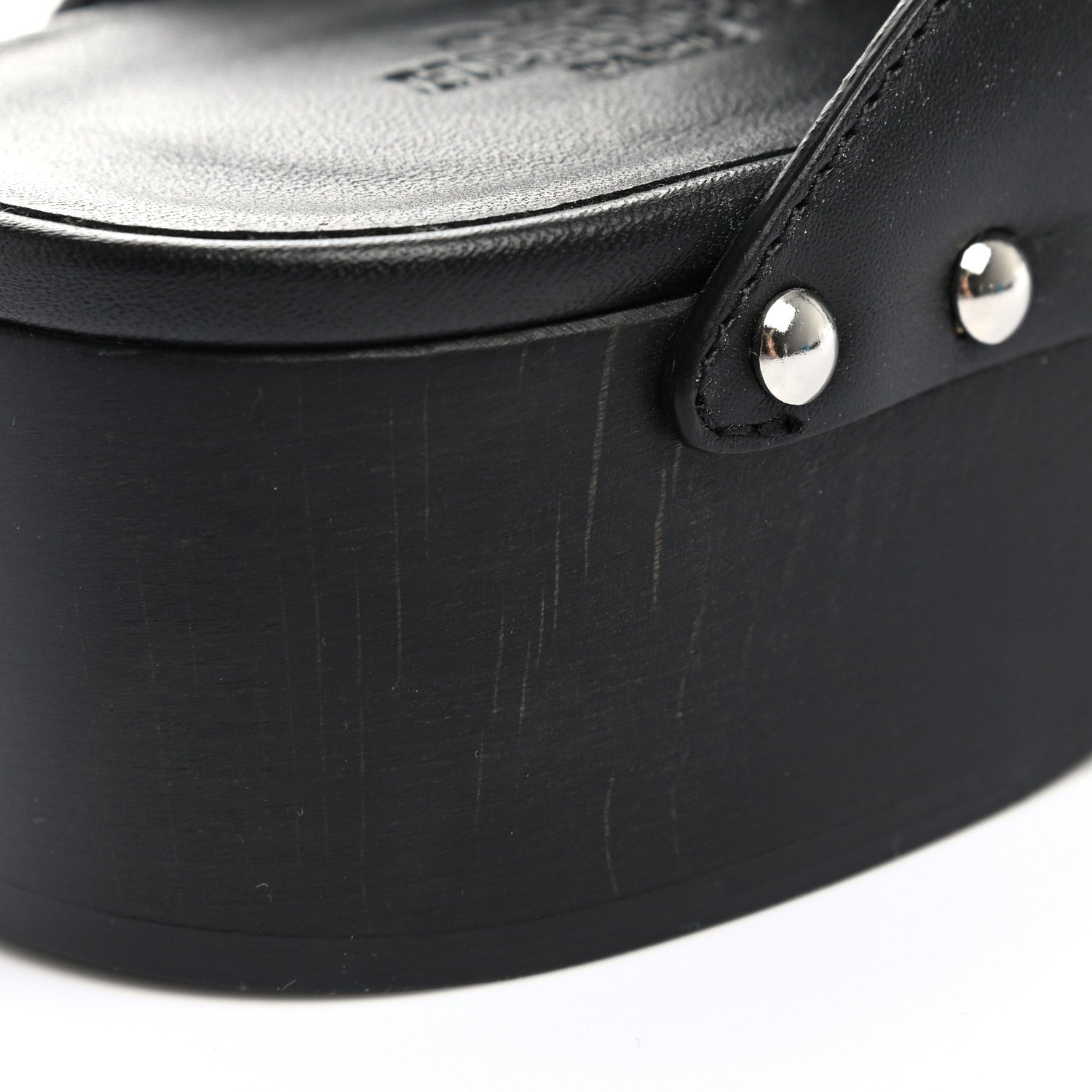 Hermes Calfskin Calya Mules 37 Black 7 of 9