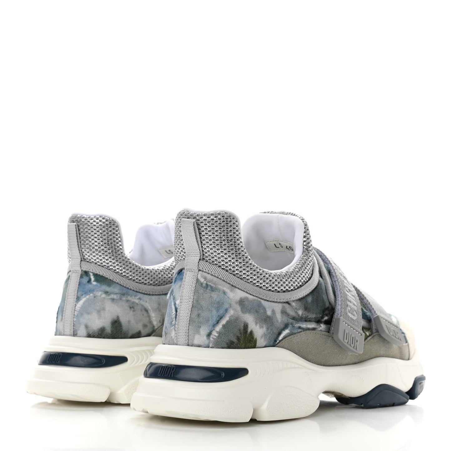 Technical Fabric Shaded Camouflage Womens D-Wander Sneakers 40 Denim Blue