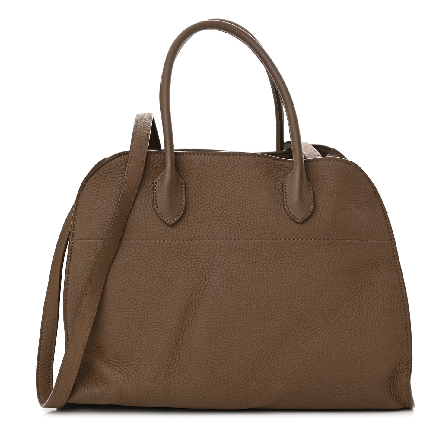 Matte Grained Calfskin Soft Margaux 12 Taupe