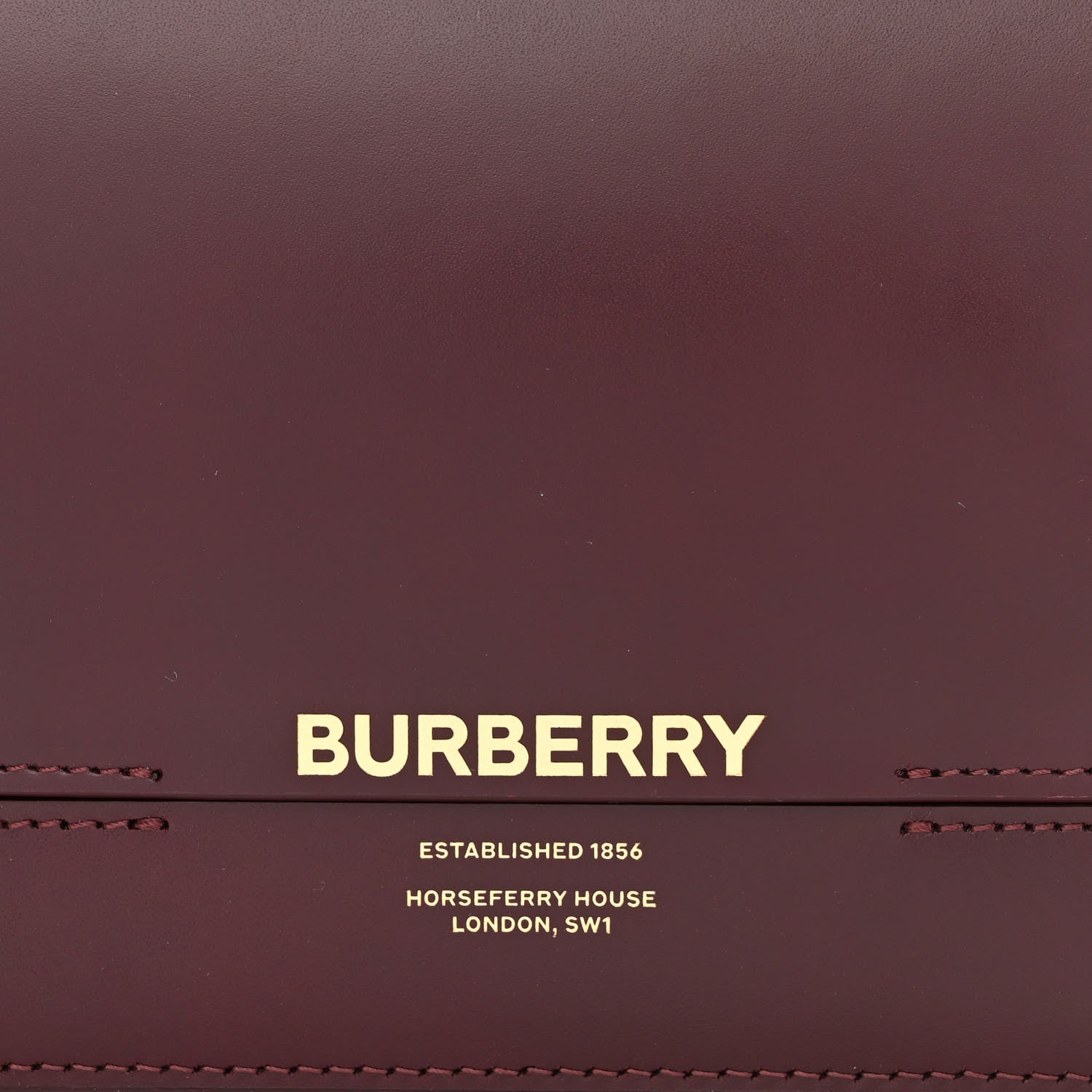 Burberry Smooth Calfskin Small Grace Bag Oxblood 8 of 11