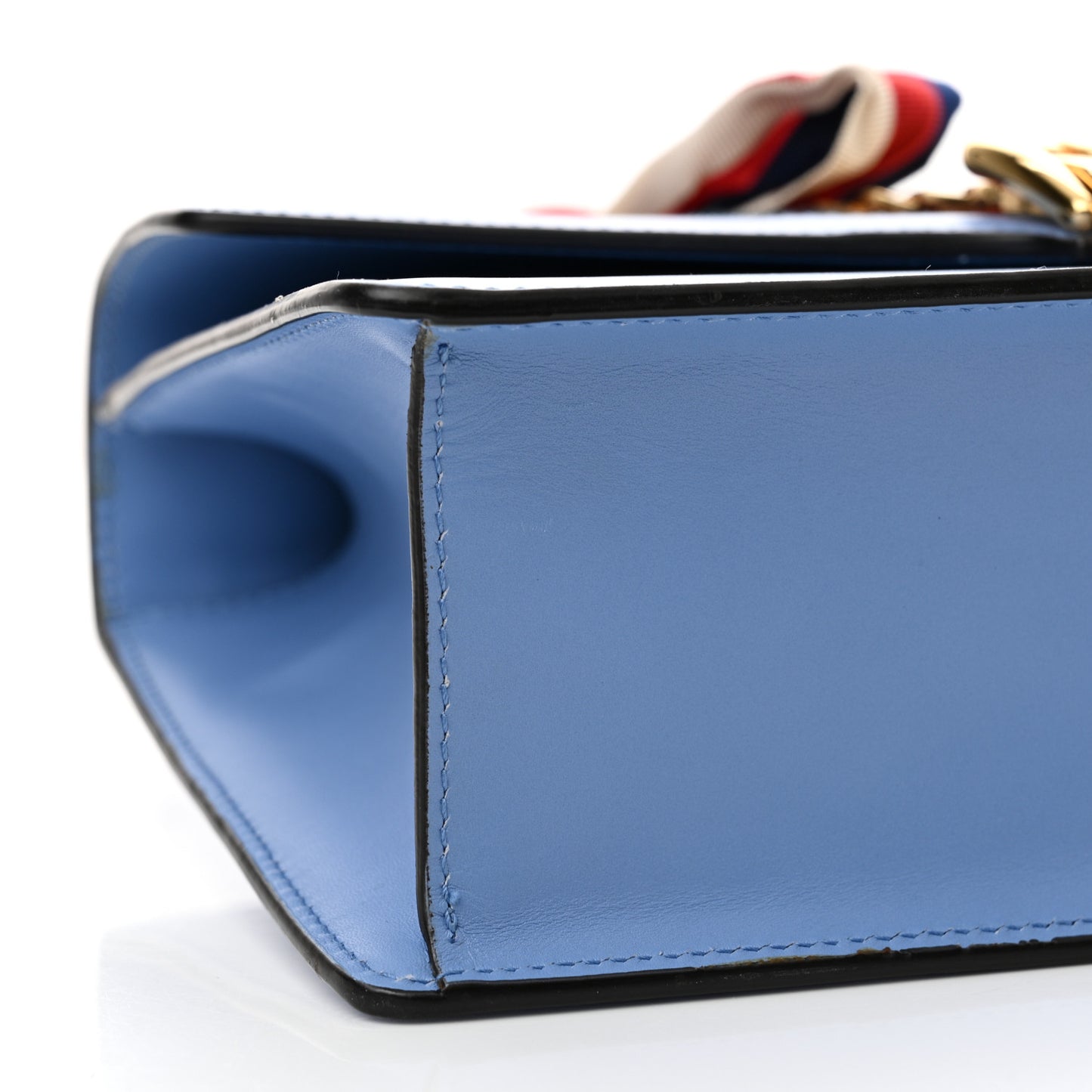 Calfskin Small Sylvie Shoulder Bag Clear Sky Blue