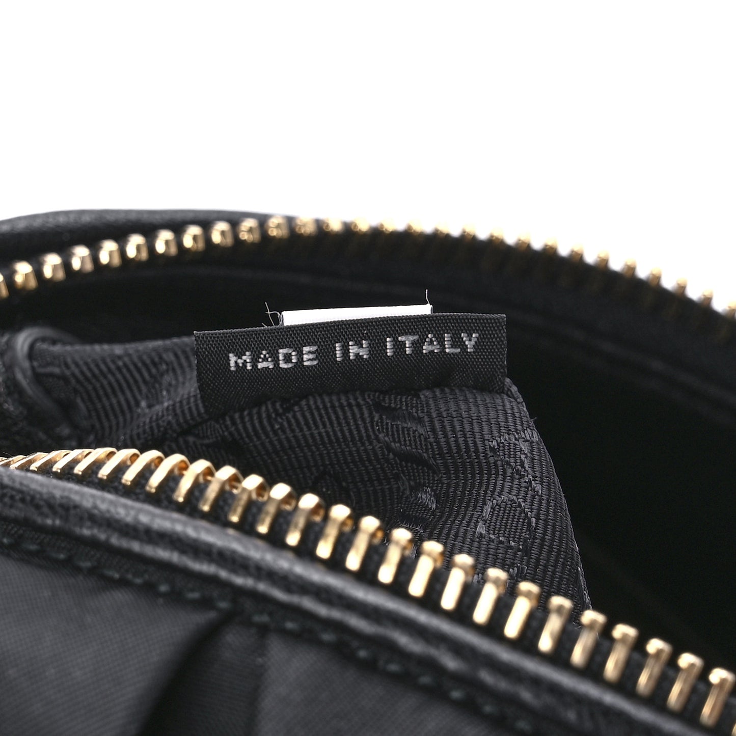 Tessuto Nylon Gaufre Wristlet Black