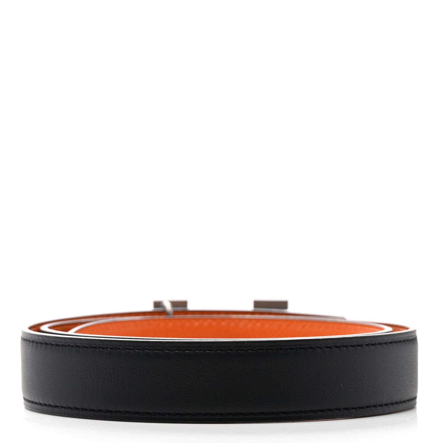 Swift Epsom 24mm Mini Constance H Belt 70 Black Orange