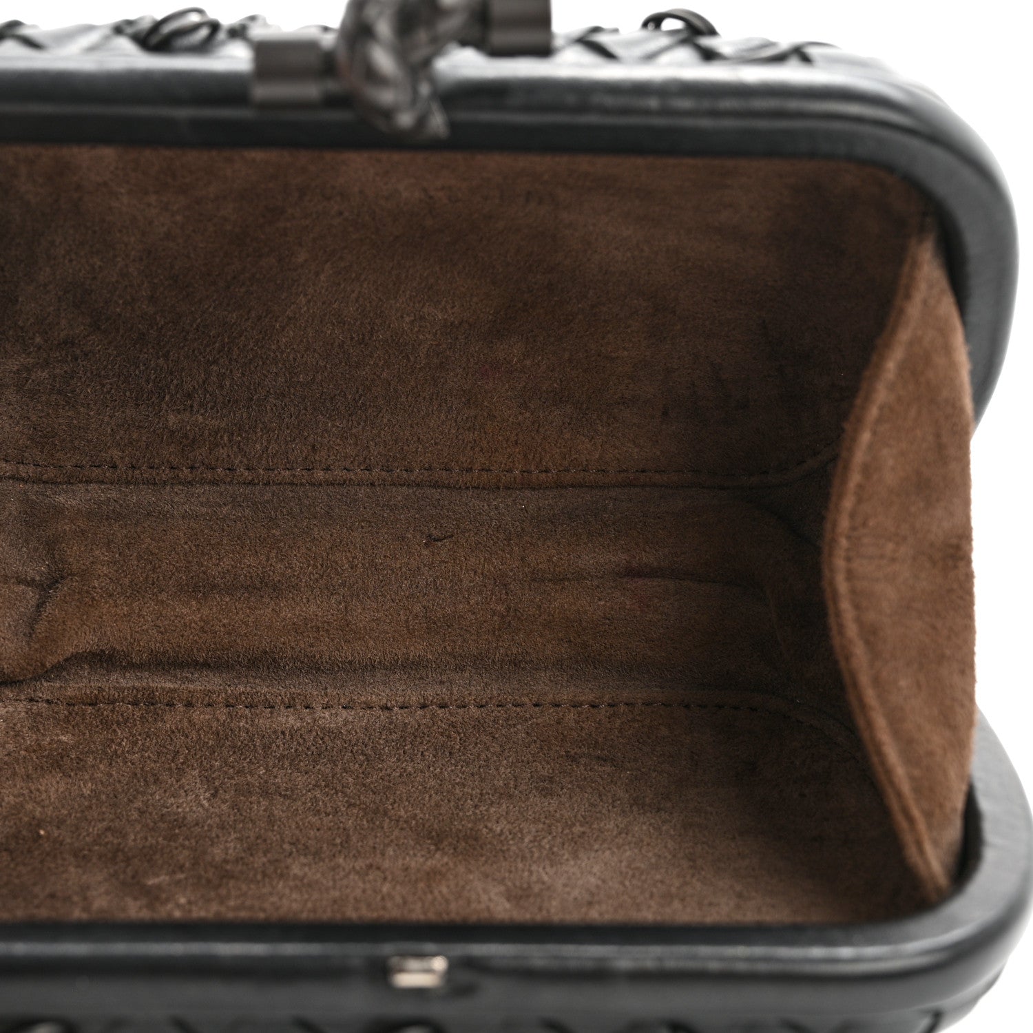 Bottega Veneta Nappa Intrecciato Knot Clutch Black 5 of 11