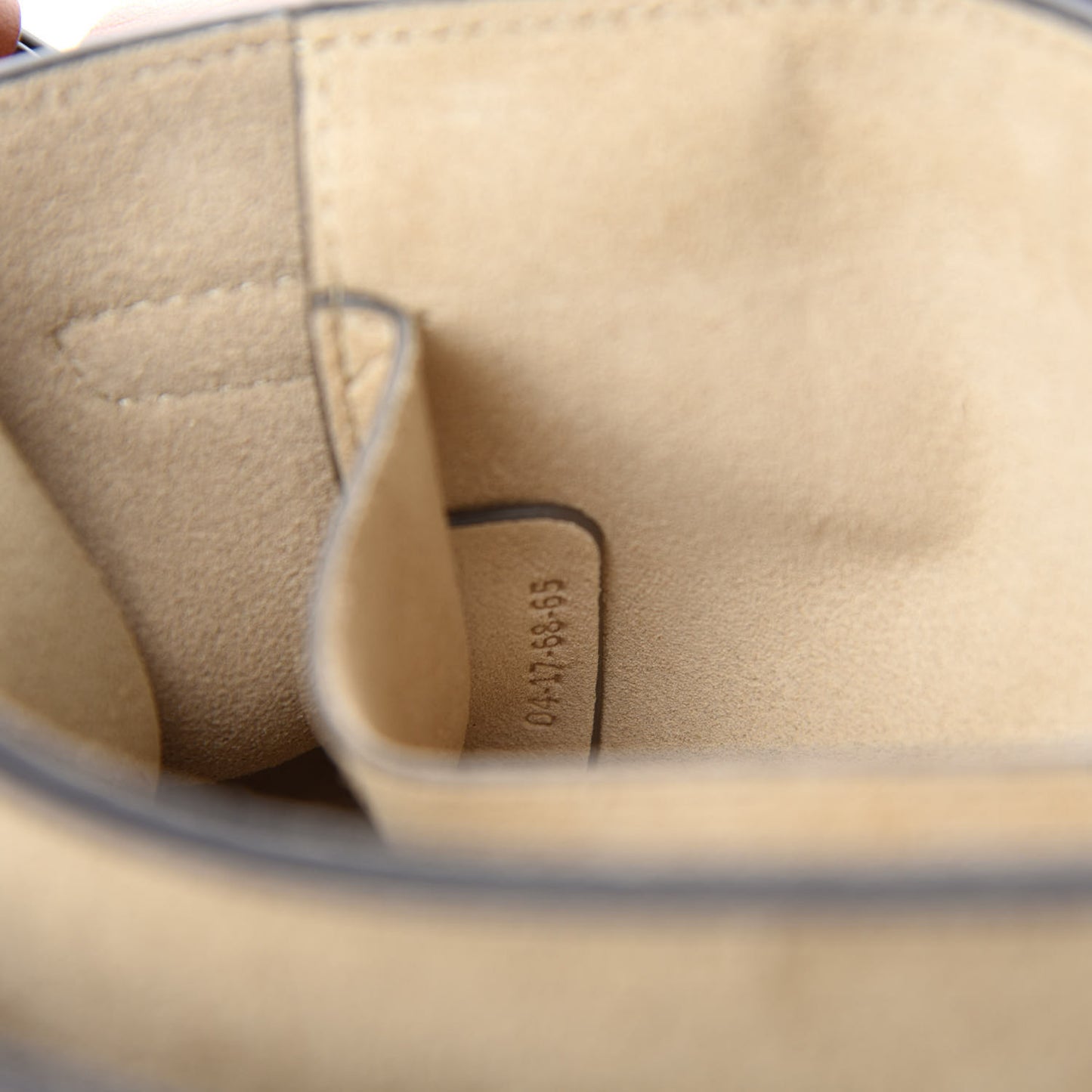 Suede Calfskin Small Faye Shoulder Bag Tobacco
