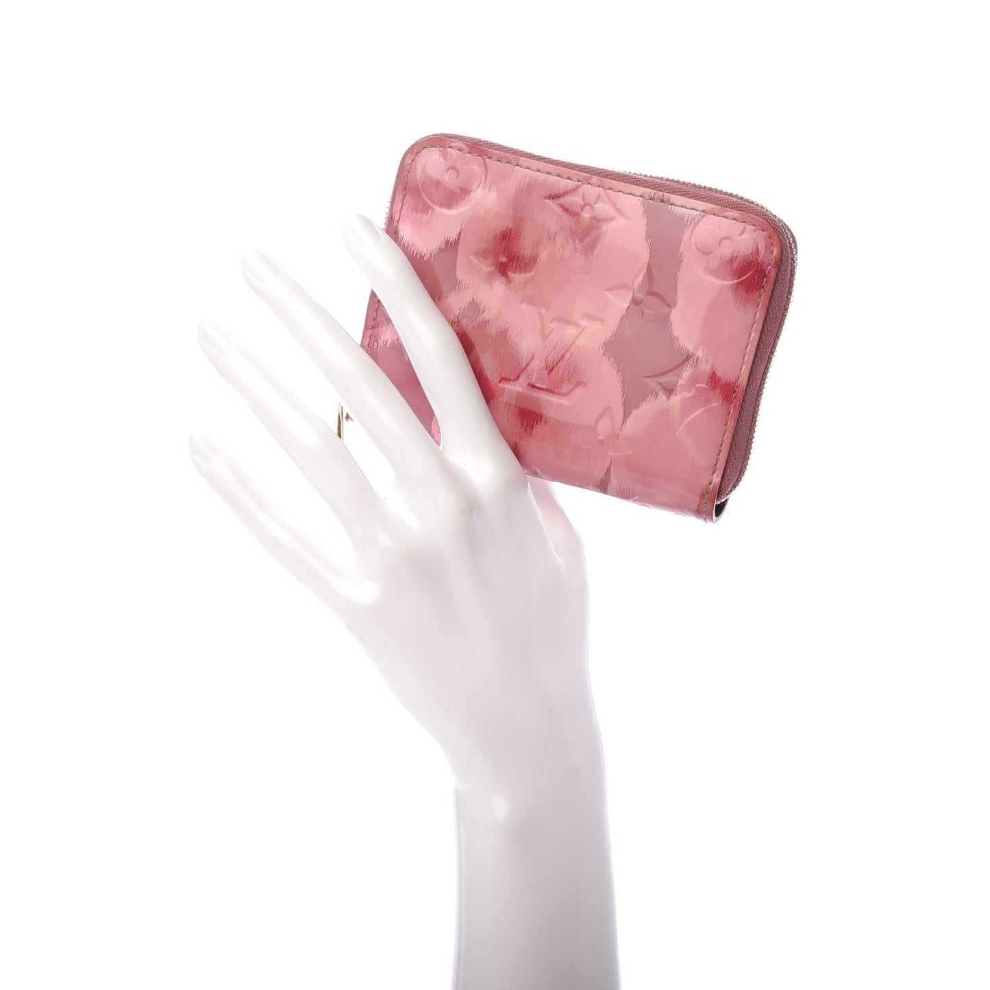 Vernis Ikat Zippy Coin Purse Rose Velours