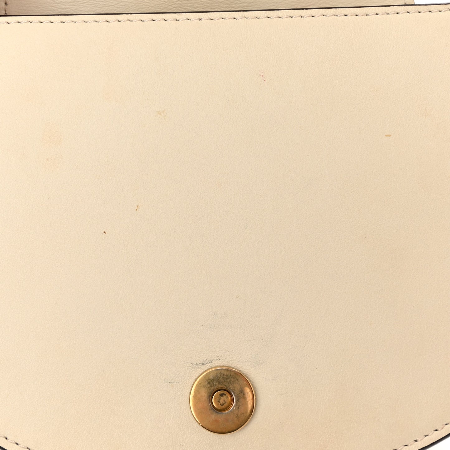 Calfskin Suede Small Nile Bracelet Bag Off White