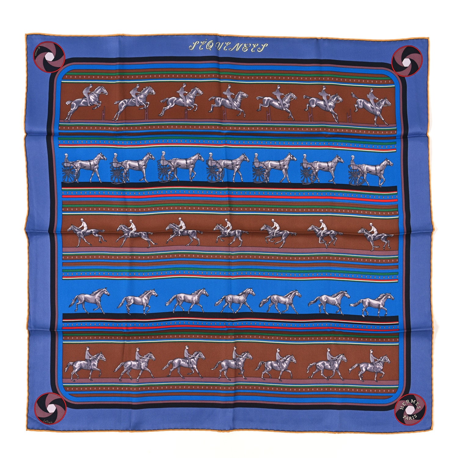 Hermes Silk Sequences Scarf 70 1 of 3