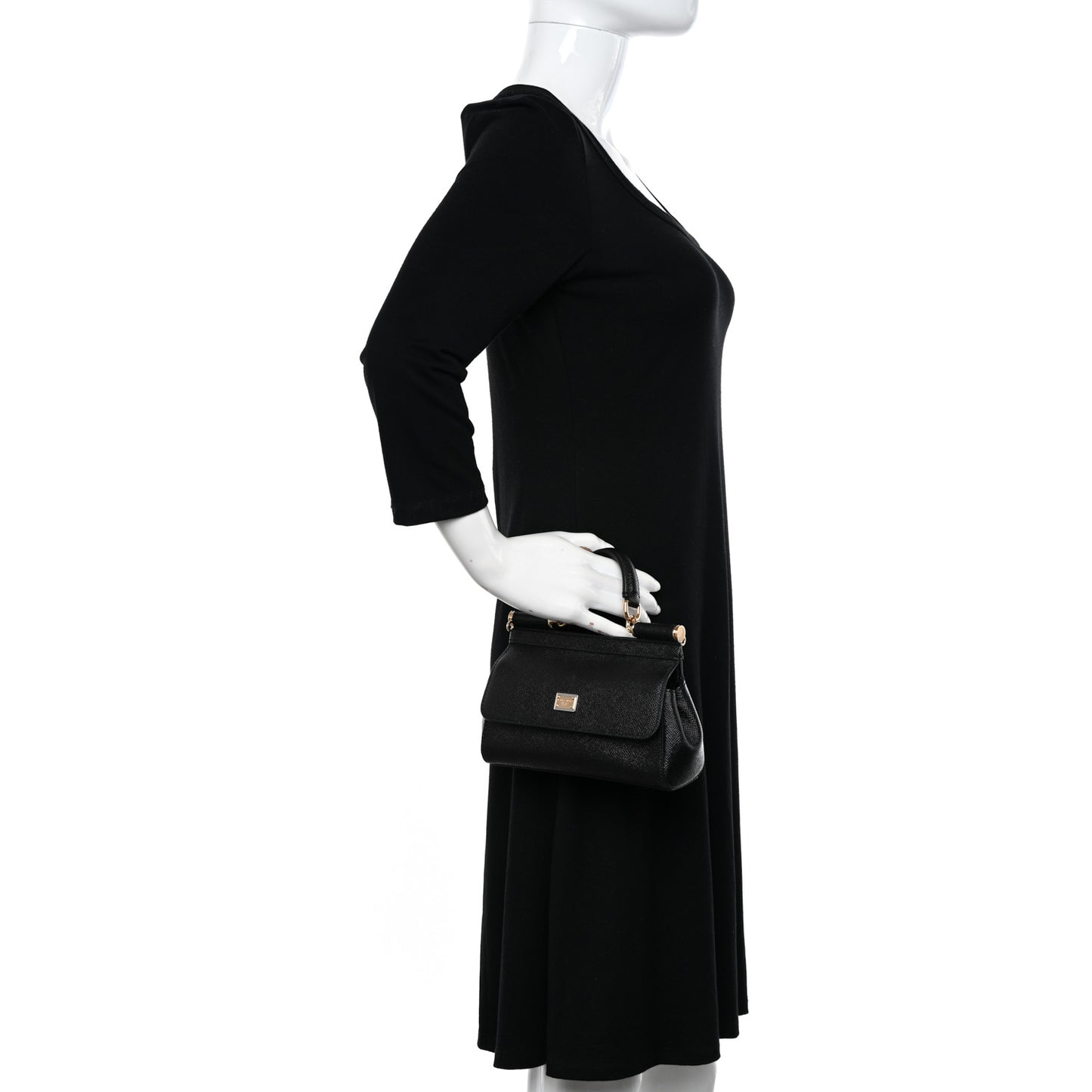 Dauphine Small Miss Sicily Satchel Black