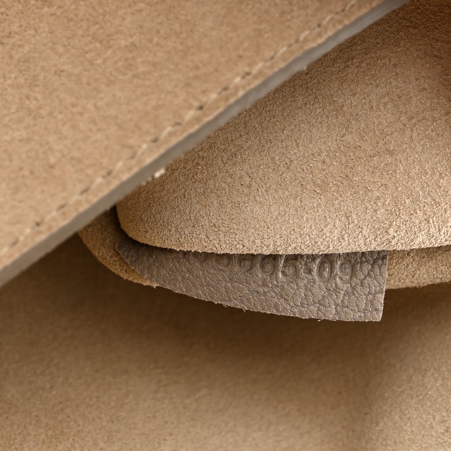 Grained Lambskin Drew Shoulder Bag Motty Grey