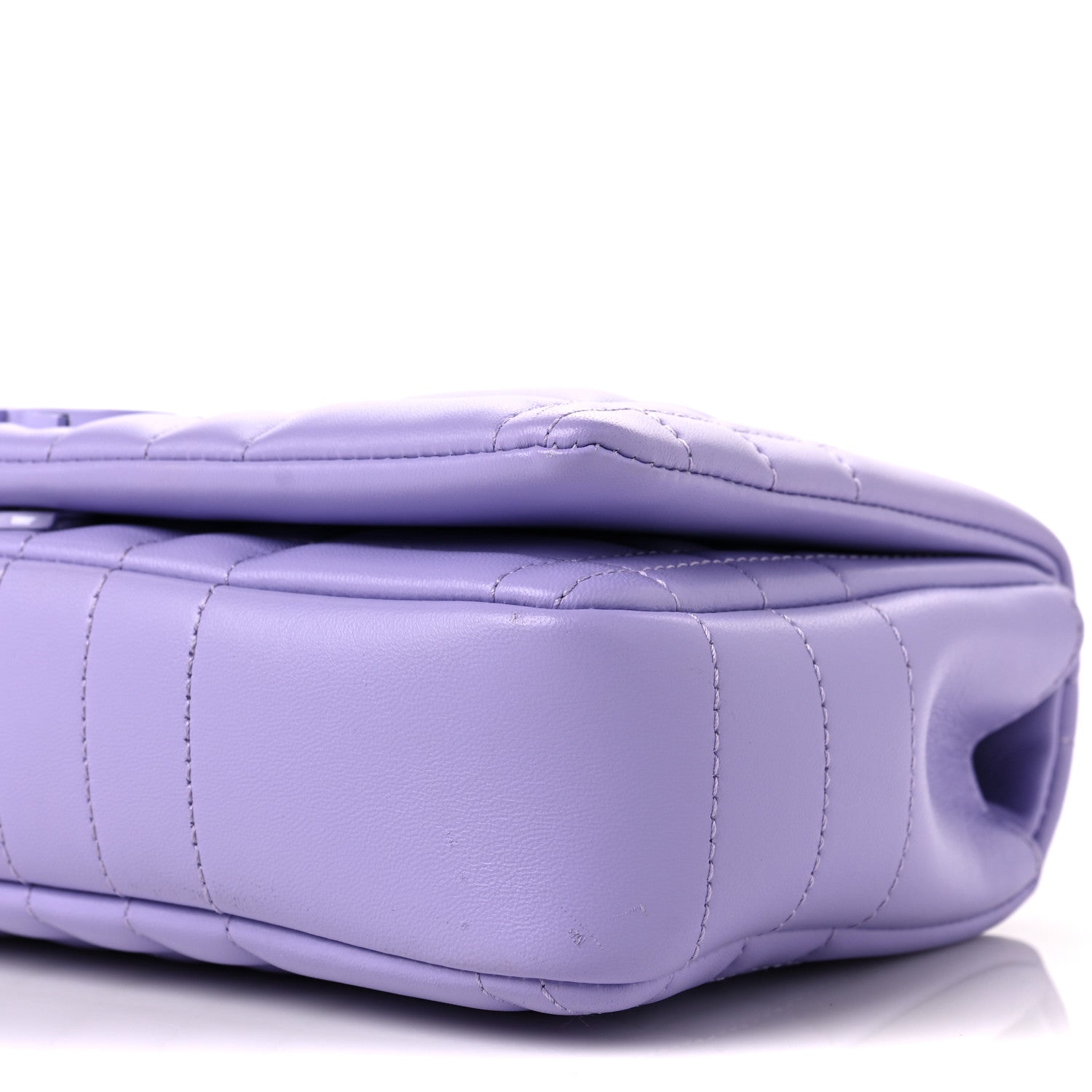 Burberry Lambskin Quilted Small Lola Bag Soft Violet 8 of 8