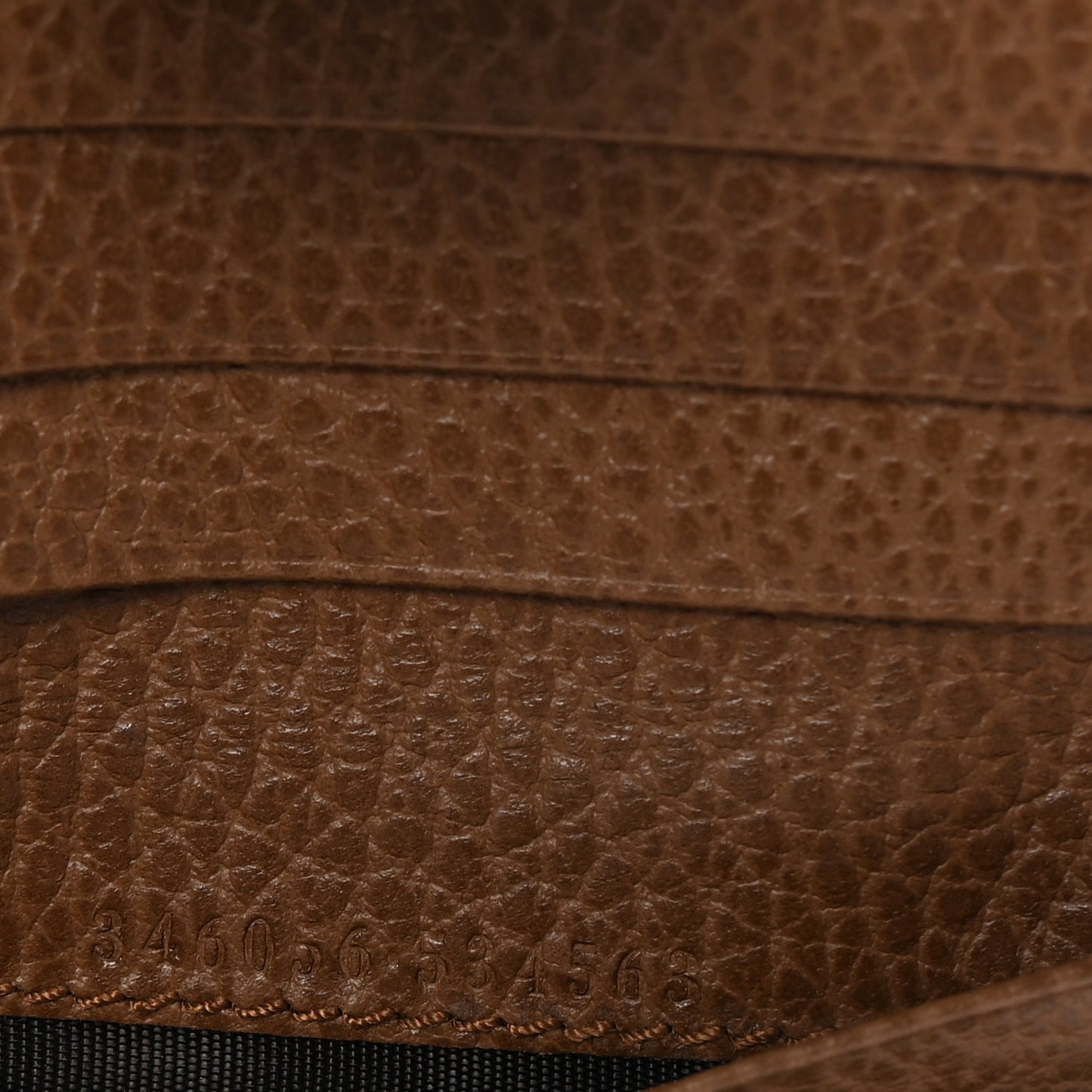 Monogram Dollar Calfskin Zip Around French Wallet Beige Ebony Tabacco