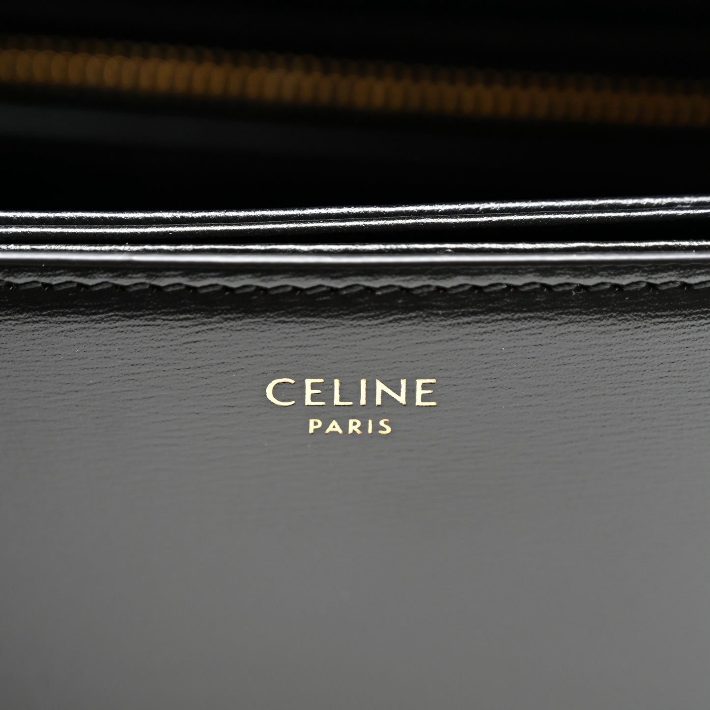 Shiny Calfskin Teen Triomphe Black