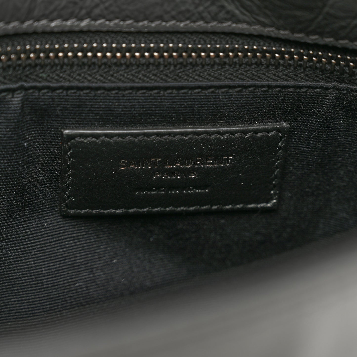 Crinkled Calfskin Matelasse Monogram Medium Niki Chain Satchel Storm