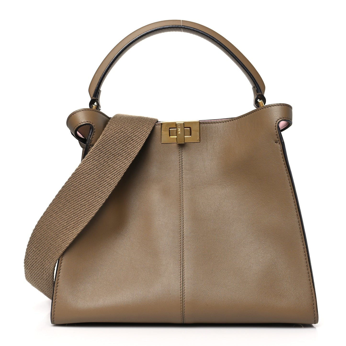Vitello Seta Century Medium Peekaboo X-Lite Fango Mandorlo