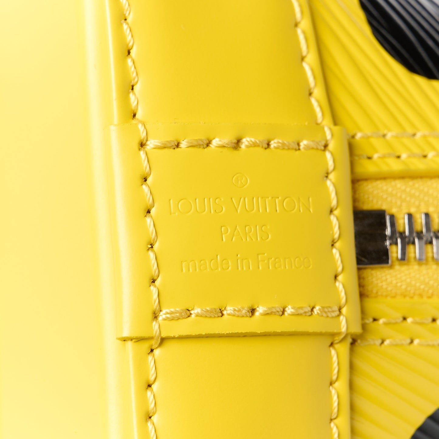 LV X YK Epi Alma BB Yellow Black